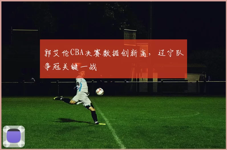 郭艾伦CBA决赛数据创新高，辽宁队争冠关键一战