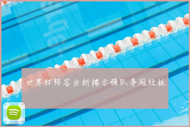 世界杯阵容分析揭示强队争冠短板