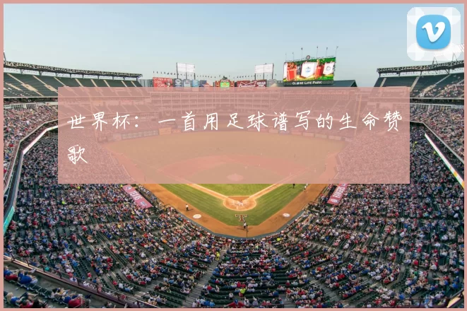 世界杯：一首用足球谱写的生命赞歌